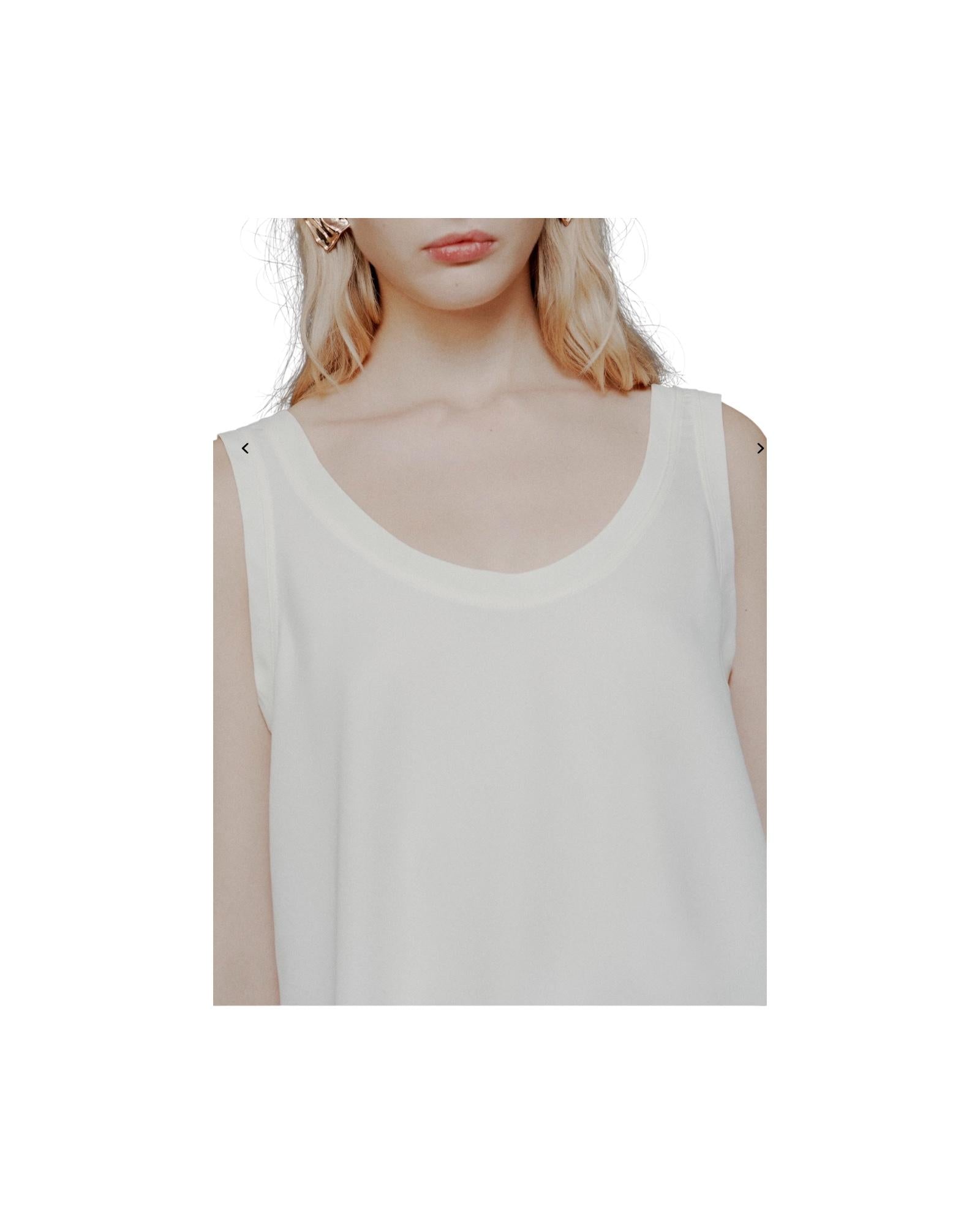 Canotta in Satin light Burro ALACRE 001 MARELLA 