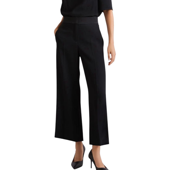 Pantalone in envers satin Nero GRACE 002 MARELLA 