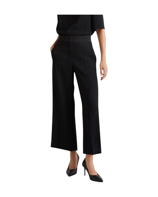 Pantalone in envers satin Nero GRACE 002 MARELLA 
