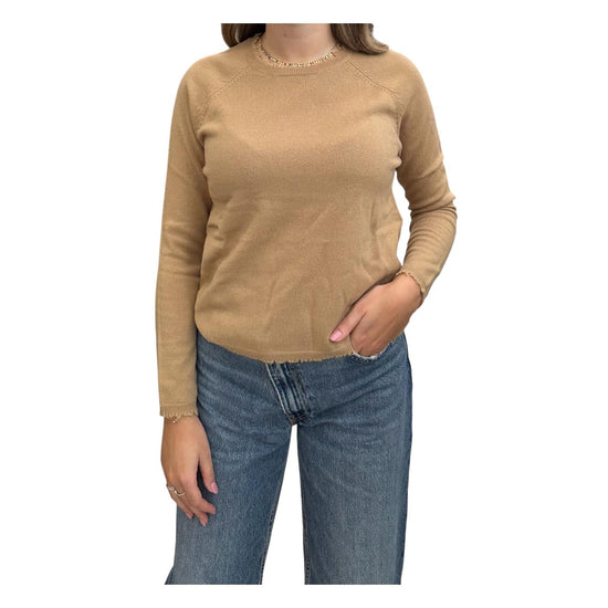 Maglia in Lana merino Camel MS39 0003 Since're Paris 