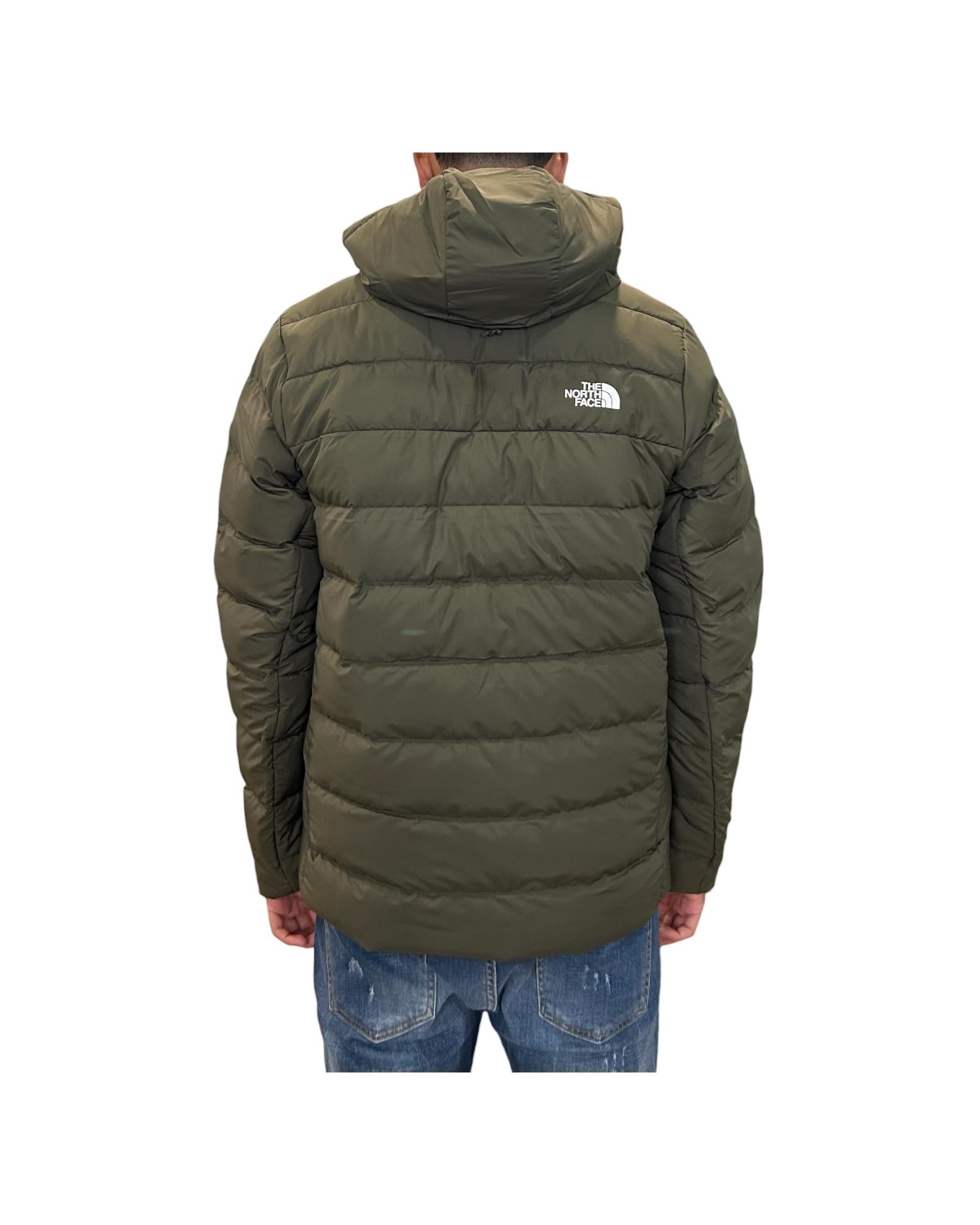 Giacca con cappuccio Aconcagua III New taupe green NF0A84I1 NEW TAUPE GREEN THE NORTH FACE 