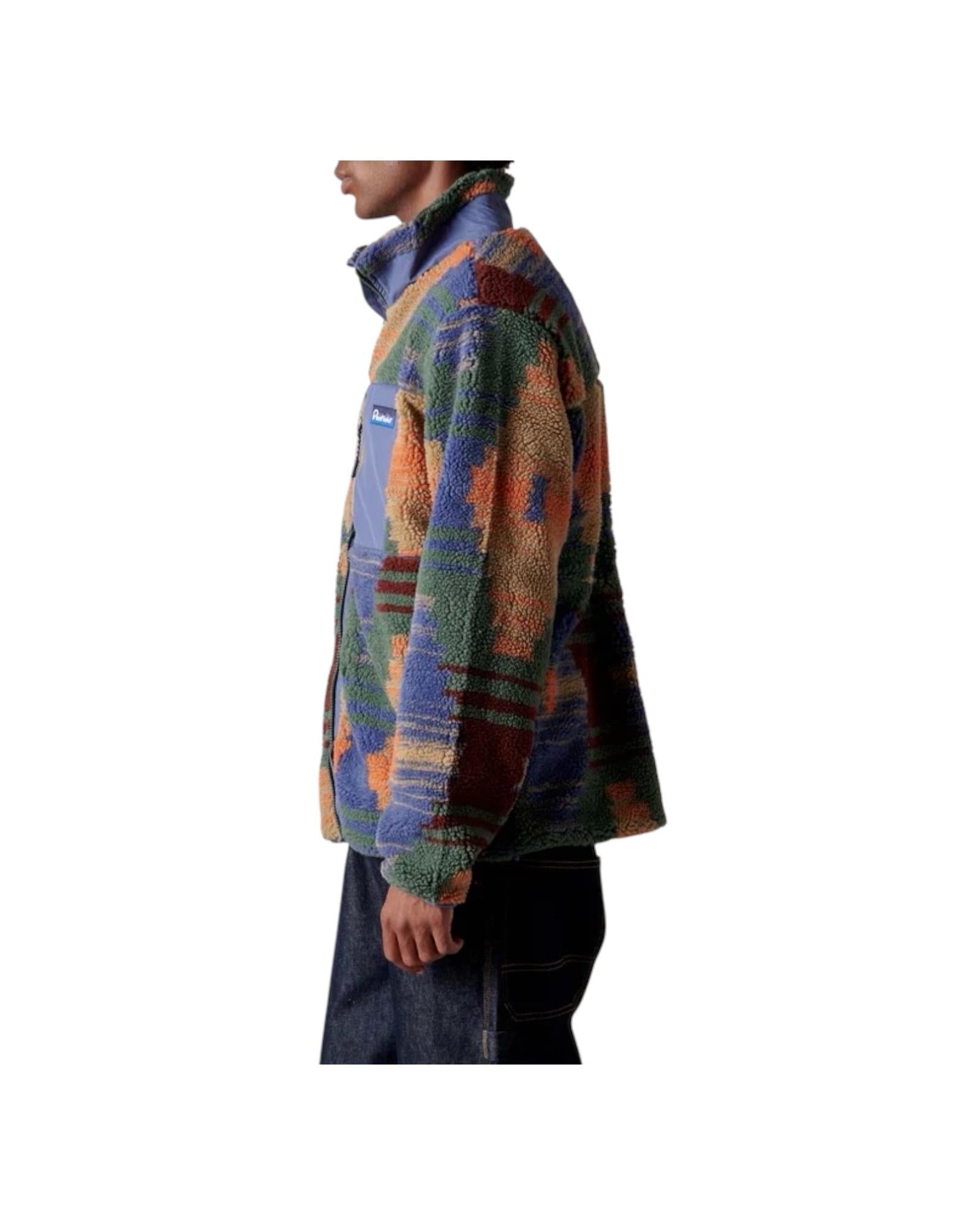 Giacca in pile Rum raisin PFD0661 LEAD GRAY PEnfield 