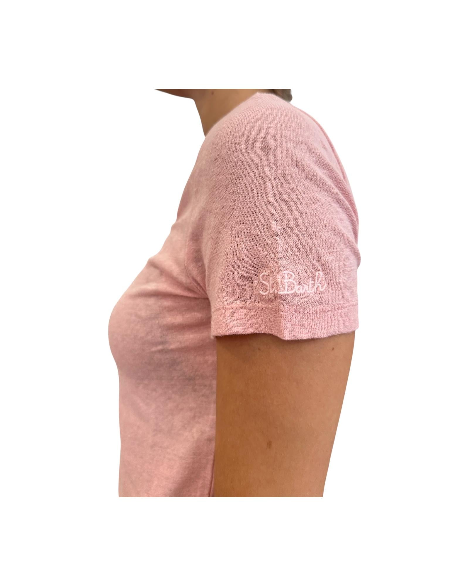T-Shirt Belen Pink BLN0001 01522H MC2 SAINT BARTH 
