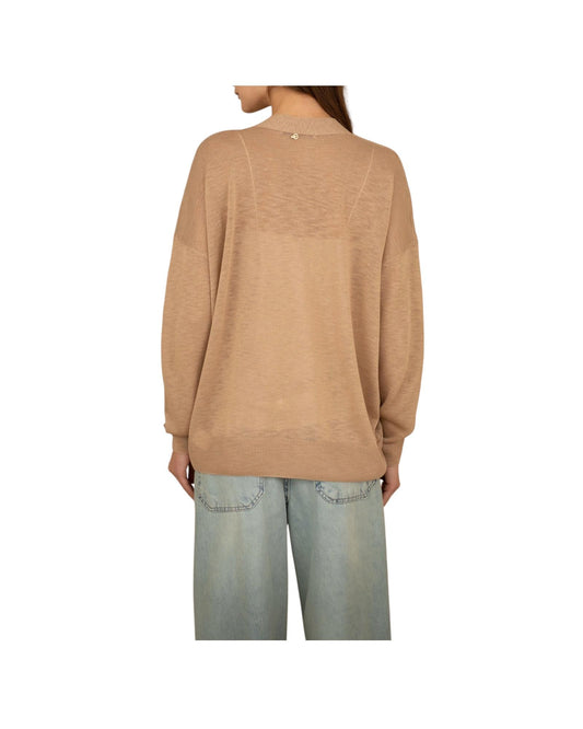 Cardigan in viscosa Corda F02O0237 CORDA PHILIA LOFT 