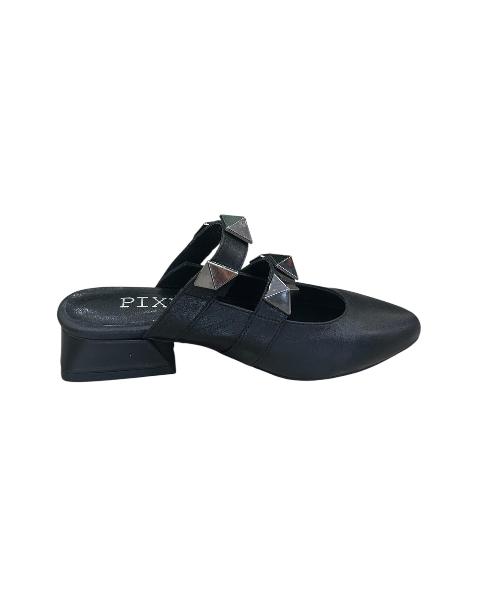 Sabot con fasce borchie Nero 2239505 BLACK PIXY