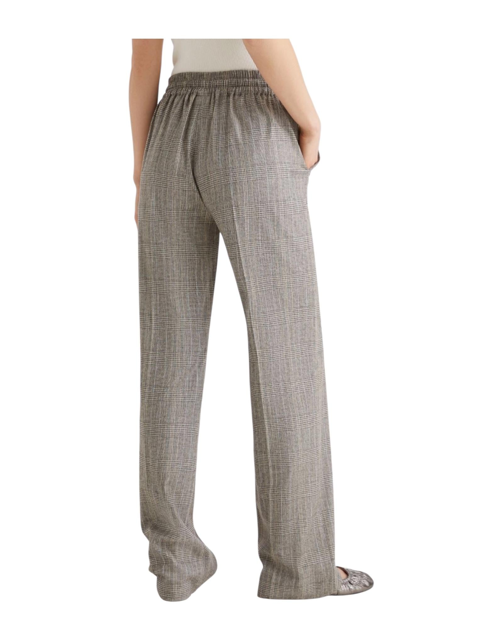 Pantalone in saglia fluida Check ELODIA 001 MARELLA 