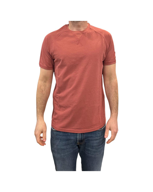 T-shirt Uomo Salem Raglan Piquet faded red 1006 03 FADED RED BL'KER 