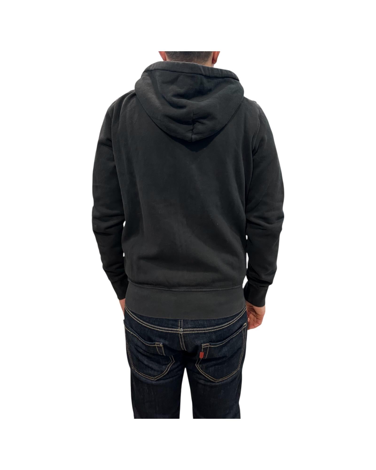 Felpa full zip Black W4004 BLACK BL'KER