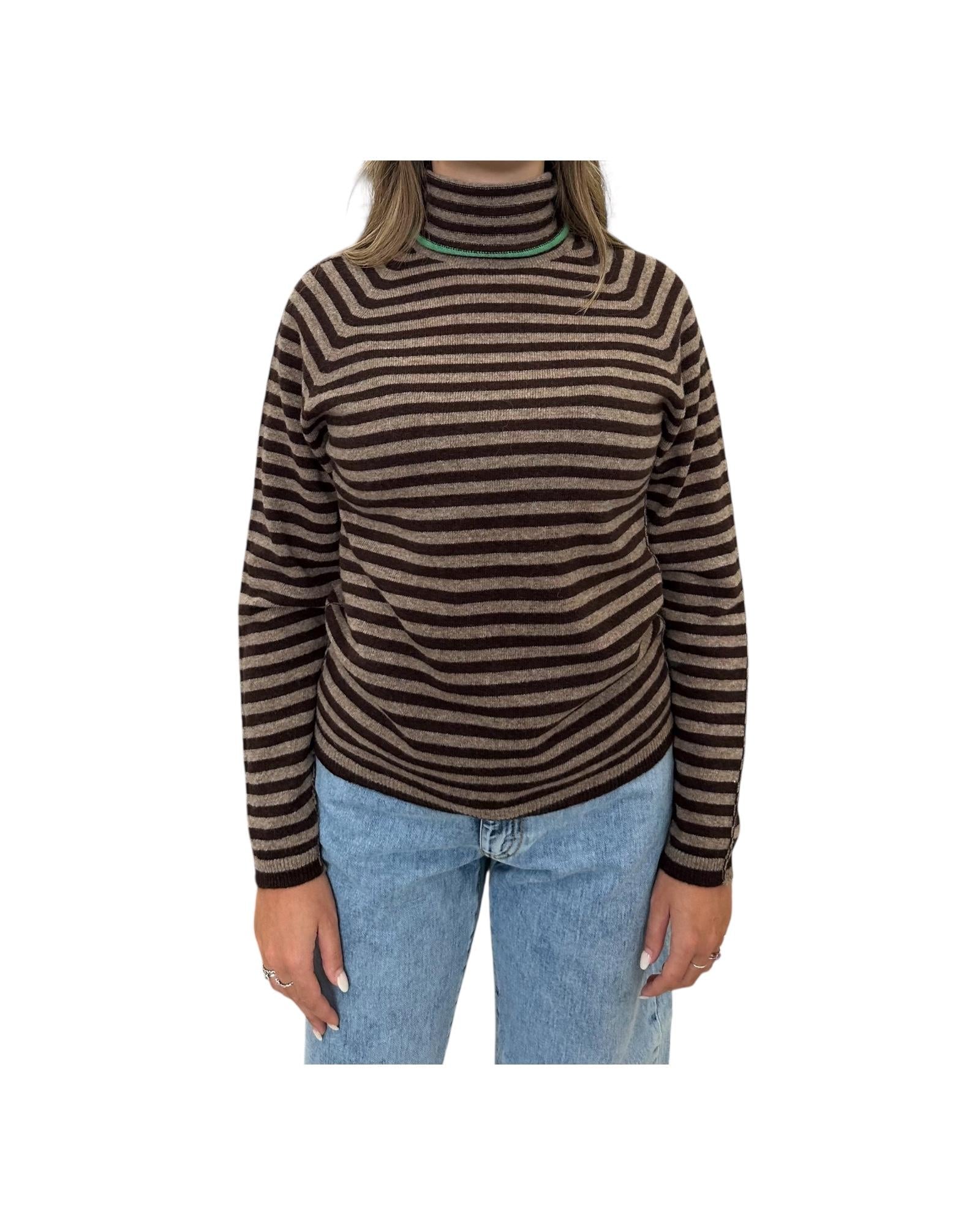 Maglia collo alto in lana Wenge Segale M39 813 274 Floor 