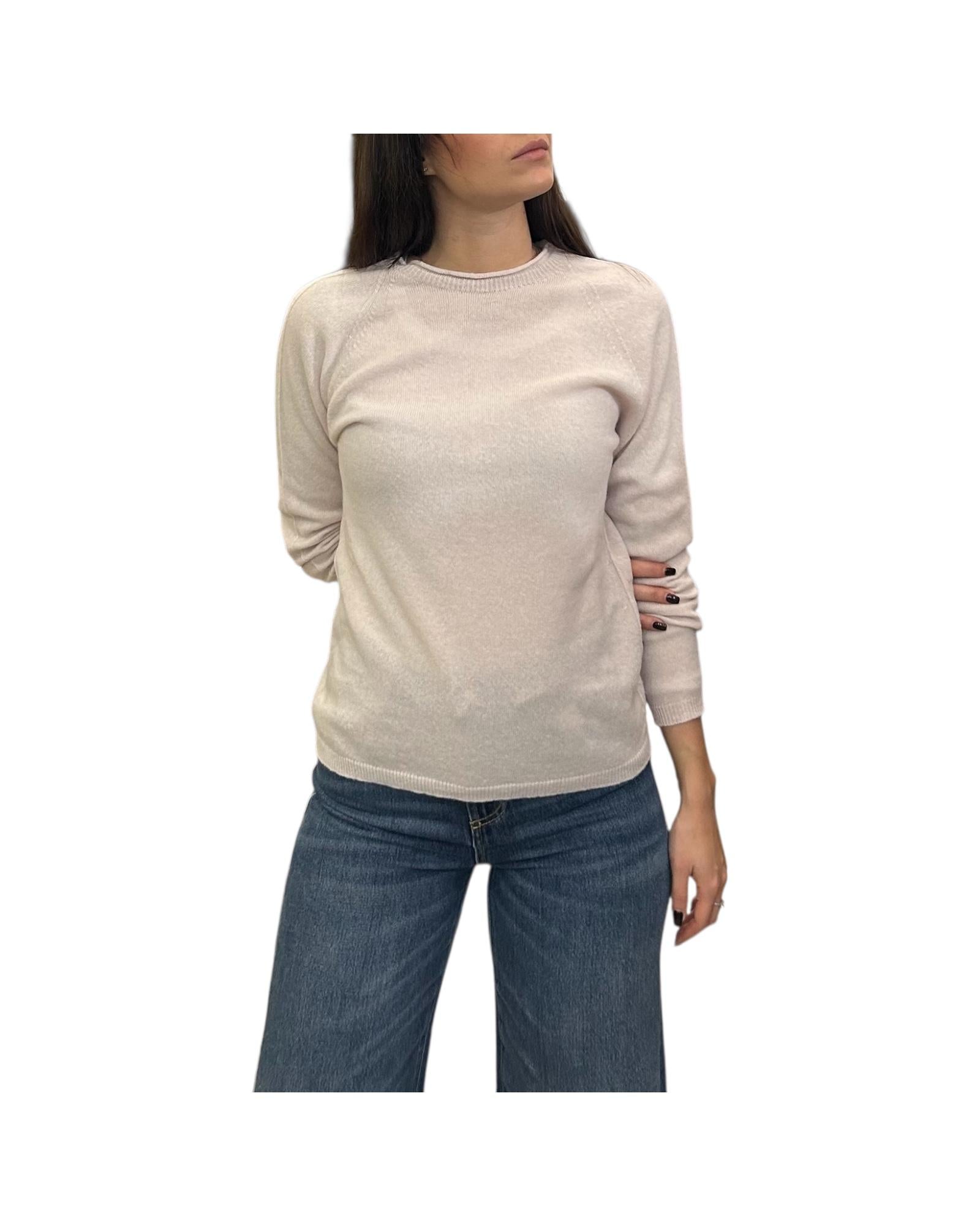 Maglia girocollo in lana merino Flanella M25 812 03 Floor