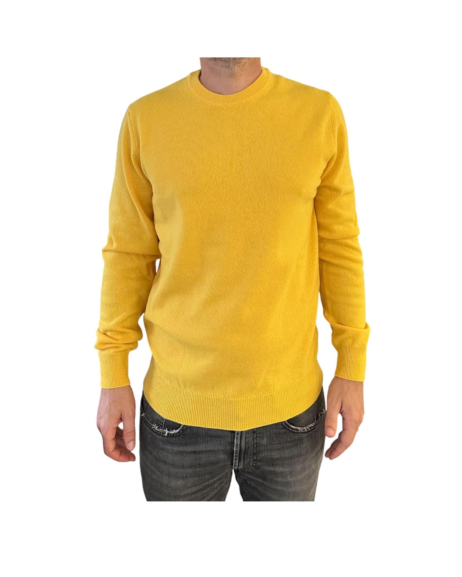 Maglione girocollo Giallo 5100 0280 +39MAsq 