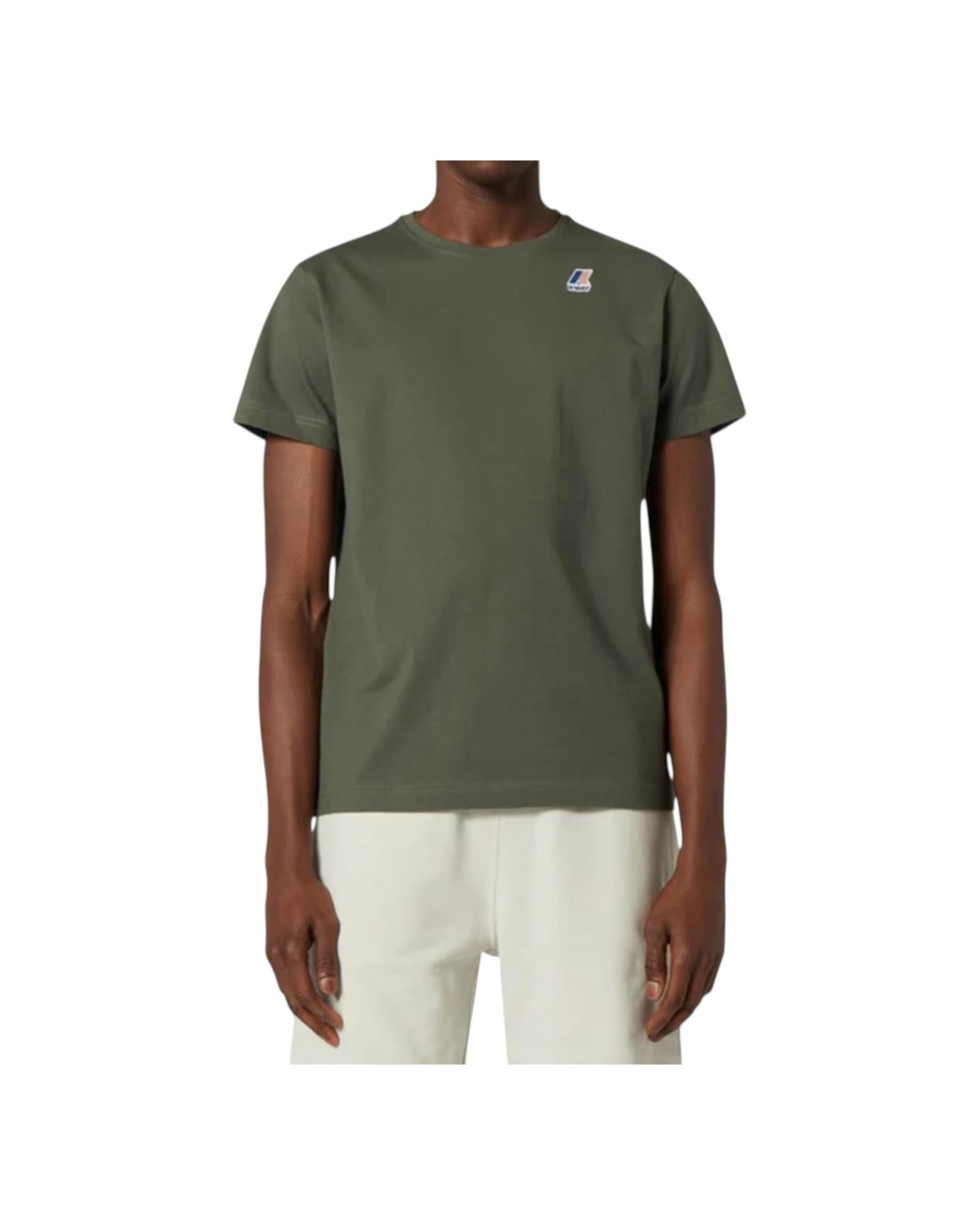 T-shirt Le Vrai Edouard, green blackish. K007JE0 WMR K-way
