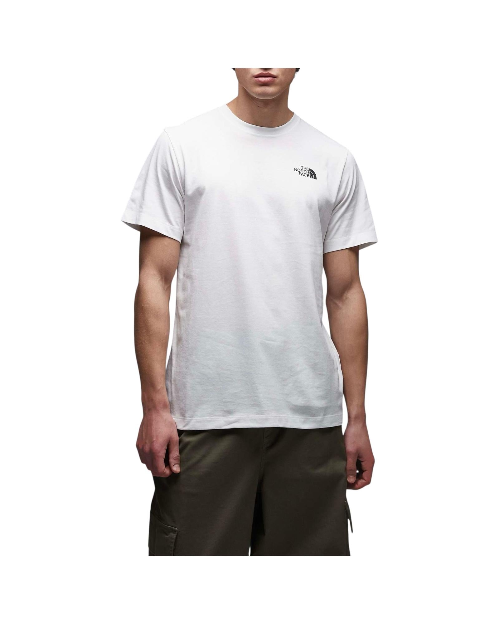 T-shirt Mountain Sketch White M MNT SKTCH RG WHITE THE NORTH FACE 