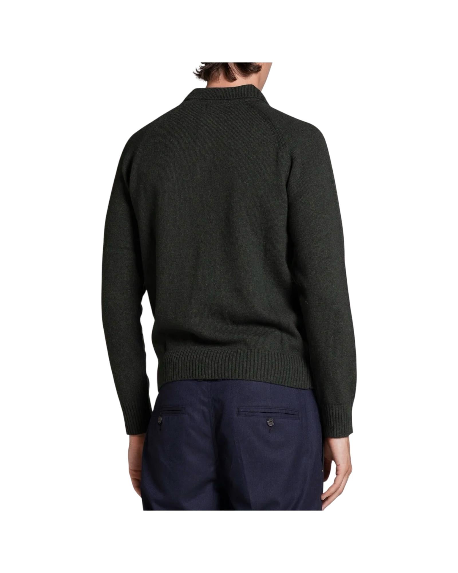 Polo in lana Dark green COLIN WN8C04 IMPURE 