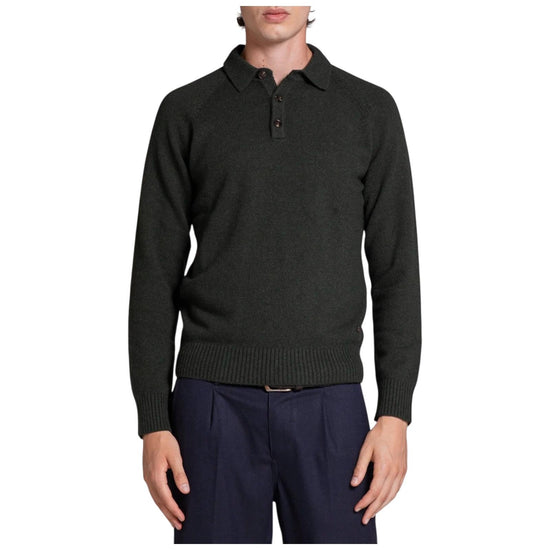 Polo in lana Dark green COLIN WN8C04 IMPURE 