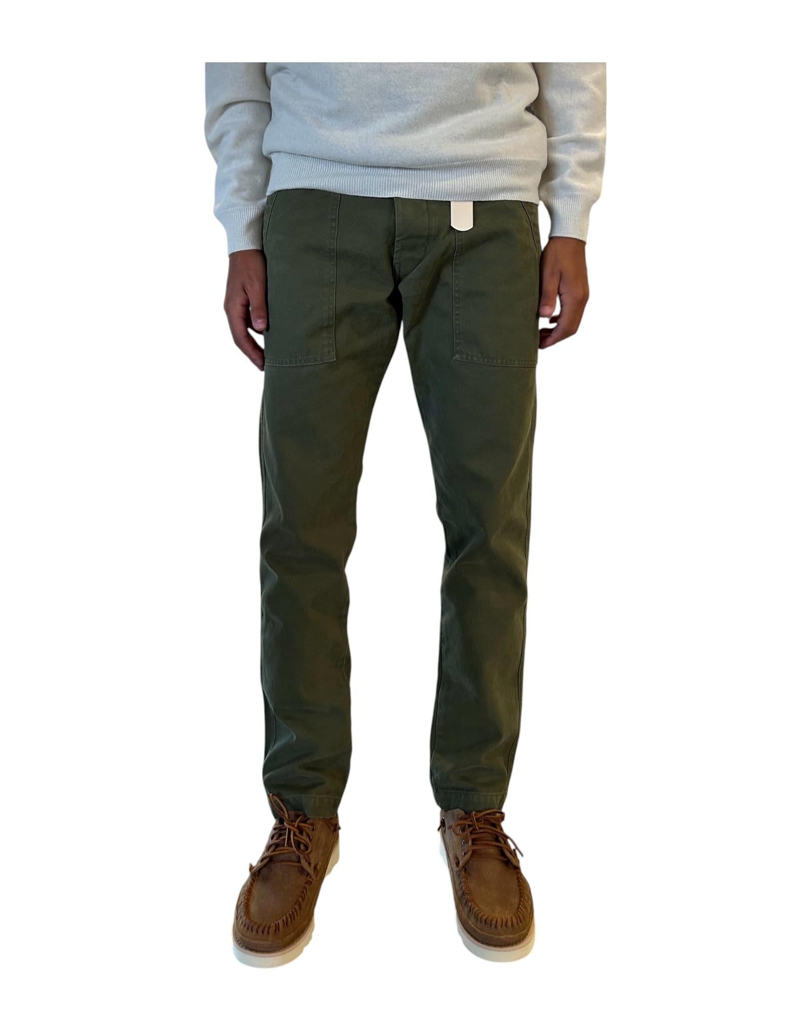 Pantalone Fatigue Degrasse Army green 006DEGRASSE ARMY GREEN CHESAPEAKE'S 