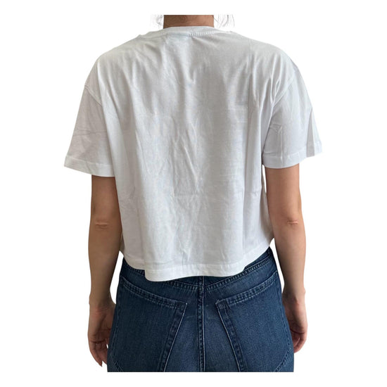 T-shirt crop Gilma bianco GILMA 00000 SAVE THE DUCK 