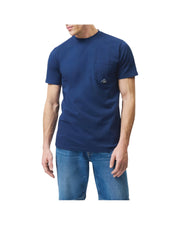 T-Shirt pocket in jersey Blue