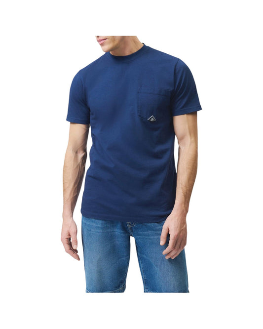 T-Shirt pocket in jersey Blue RRU634CA160111 C0382 ROY ROGER'S 