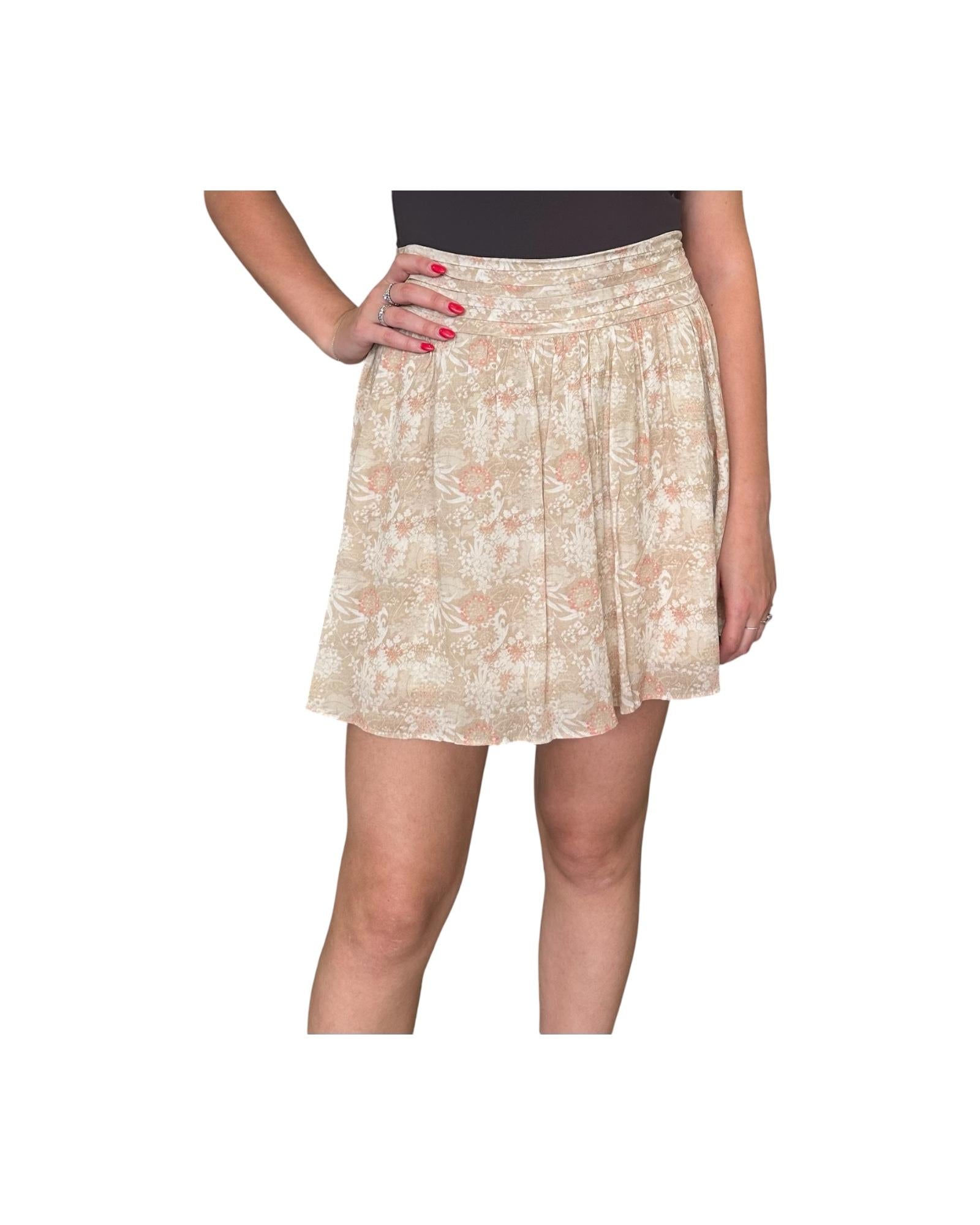 Gonna floreale Summer sand dessin