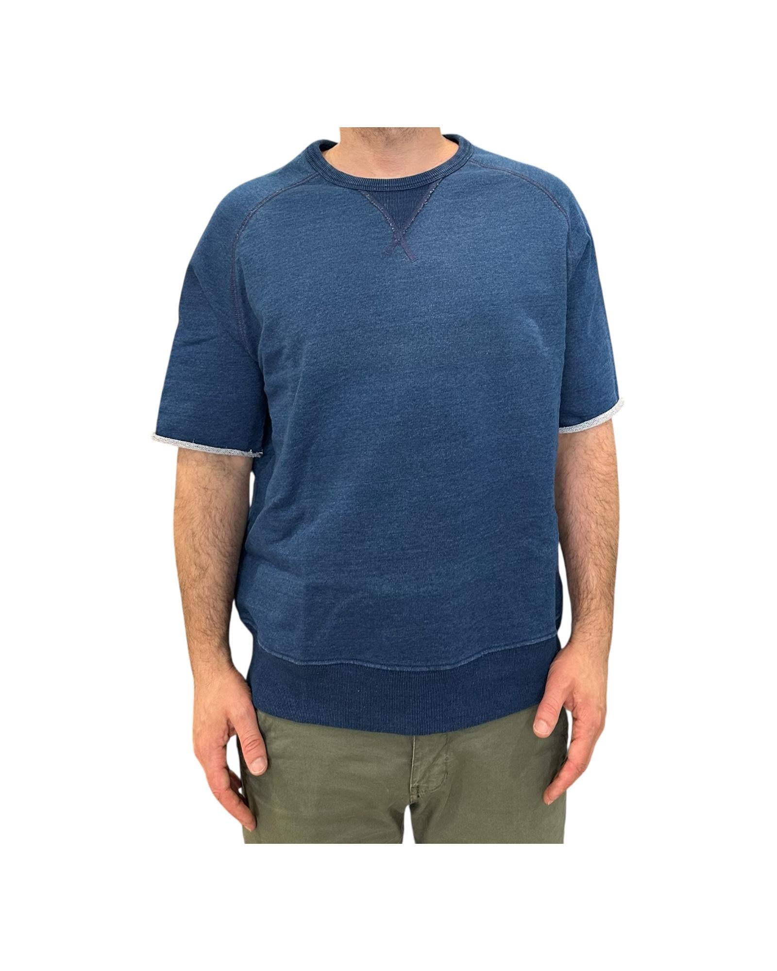 Felpa uomo Bar Harbour Indigo Bleach. 4011 INDIGO BLEACH BL'KER 