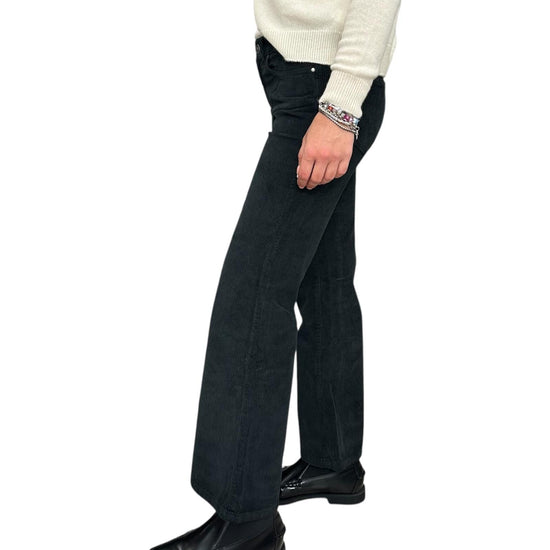 Pantalone Bellona in velluto Nero BELLONA 5 NERO God save denim 