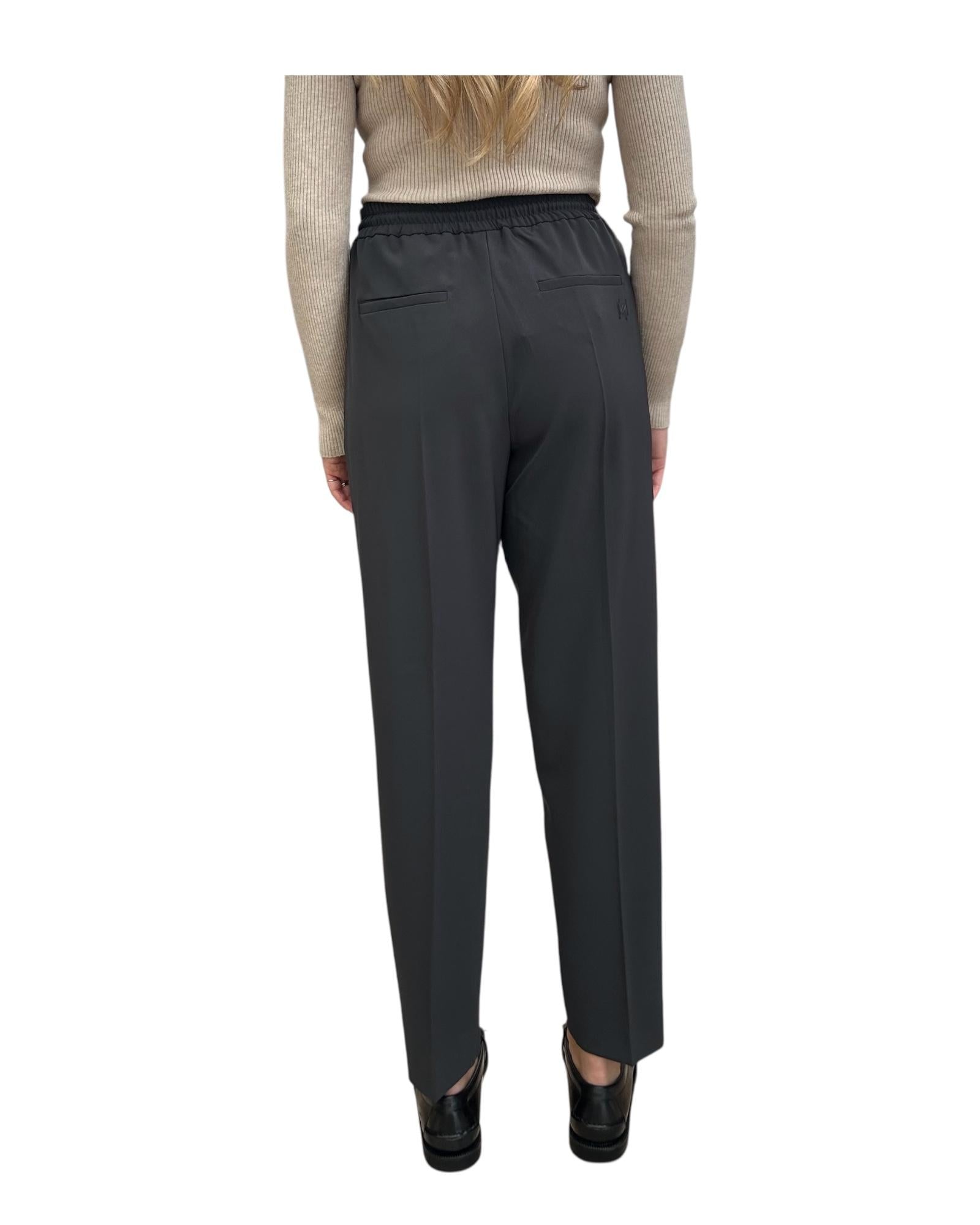 Jogger in twill stretch Grigio SEME 004 MARELLA