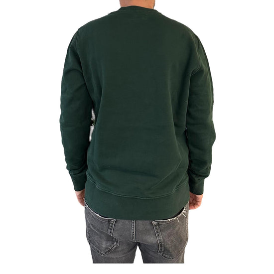 Felpa girocollo pocket University green RRU90098CN67XXXX C0127 ROY ROGER'S 