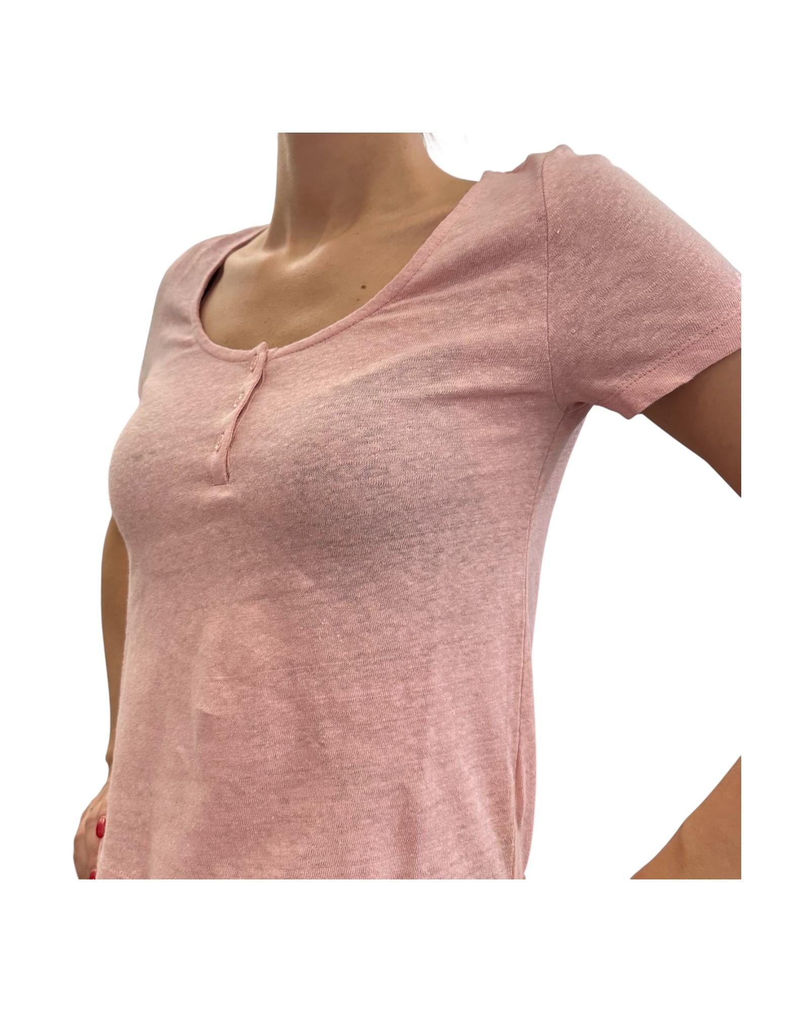 T-Shirt Belen Pink BLN0001 01522H MC2 SAINT BARTH 