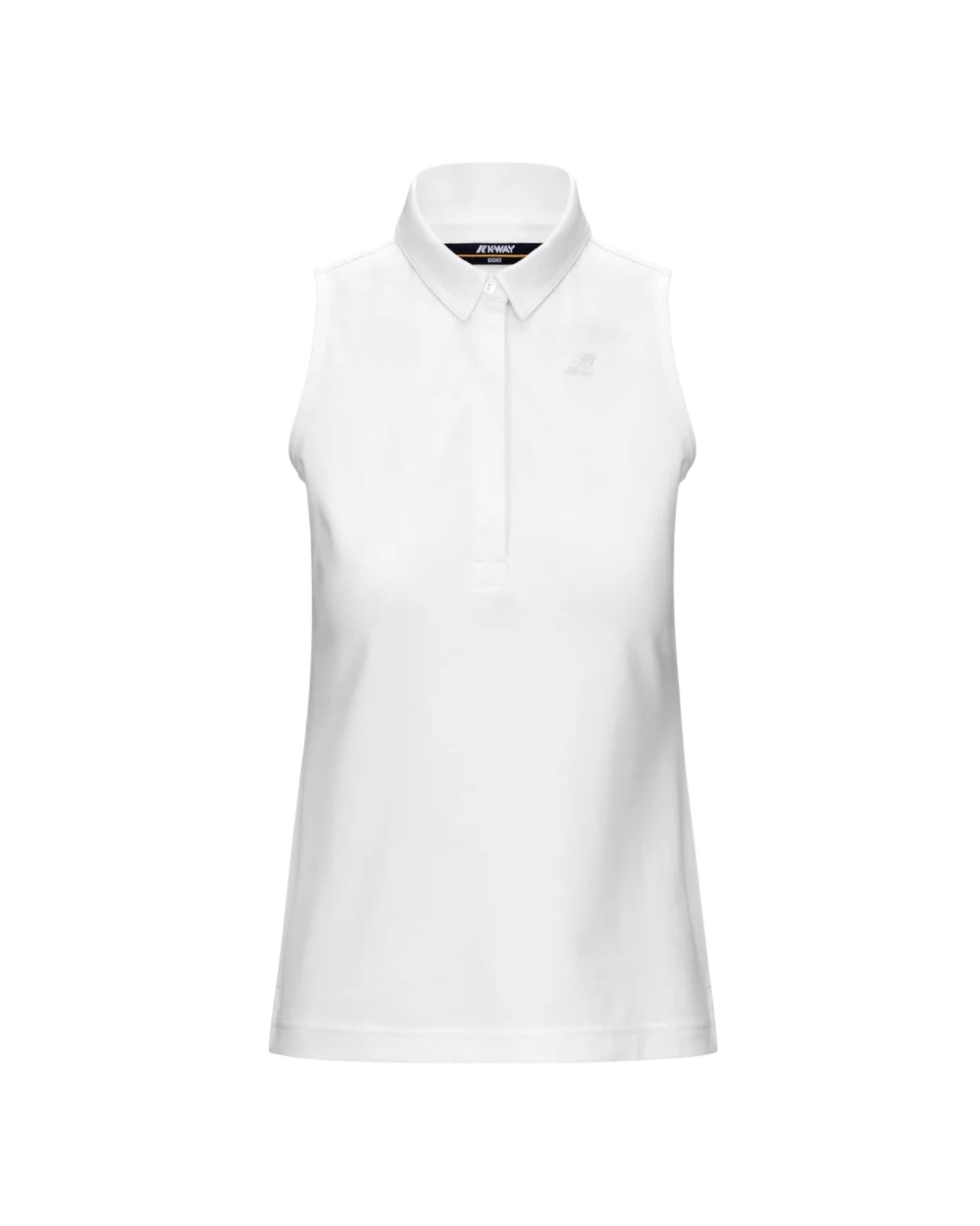 Polo Adour Pique, white. K1127HW 001 K-way 