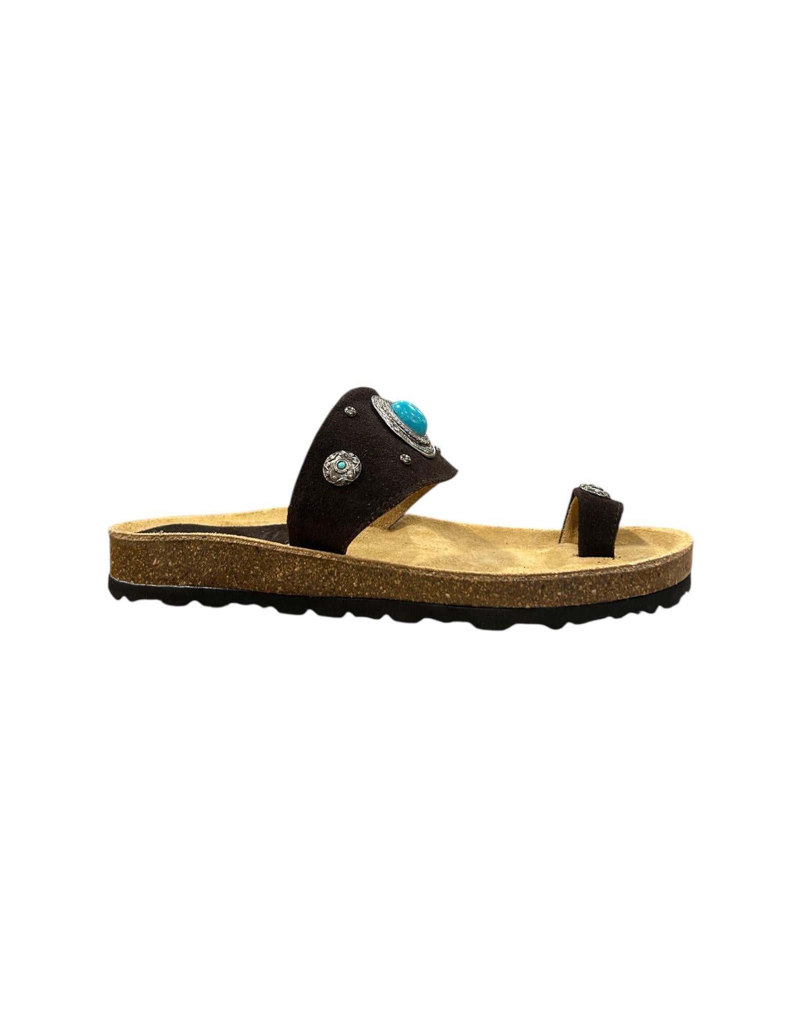 Sandalo Brahma Suede Testa di moro BRAHMA SUEDE TESTA DI MORO TAJI 