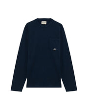 T-shirt Pocket maniche lunghe Blue navy