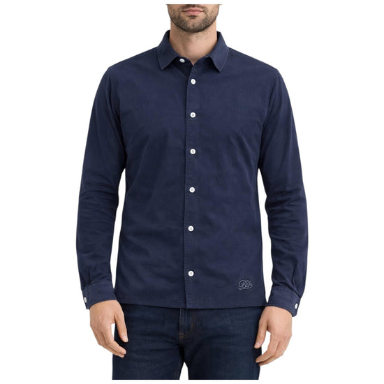 Camicia Uomo Hartford in cotone Navy 6501 NAVY BL'KER 