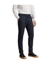 Pantalone Bristol misto lino Dark navy