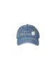 Cappellino Davis in cotone con ricamo I am a gintleman