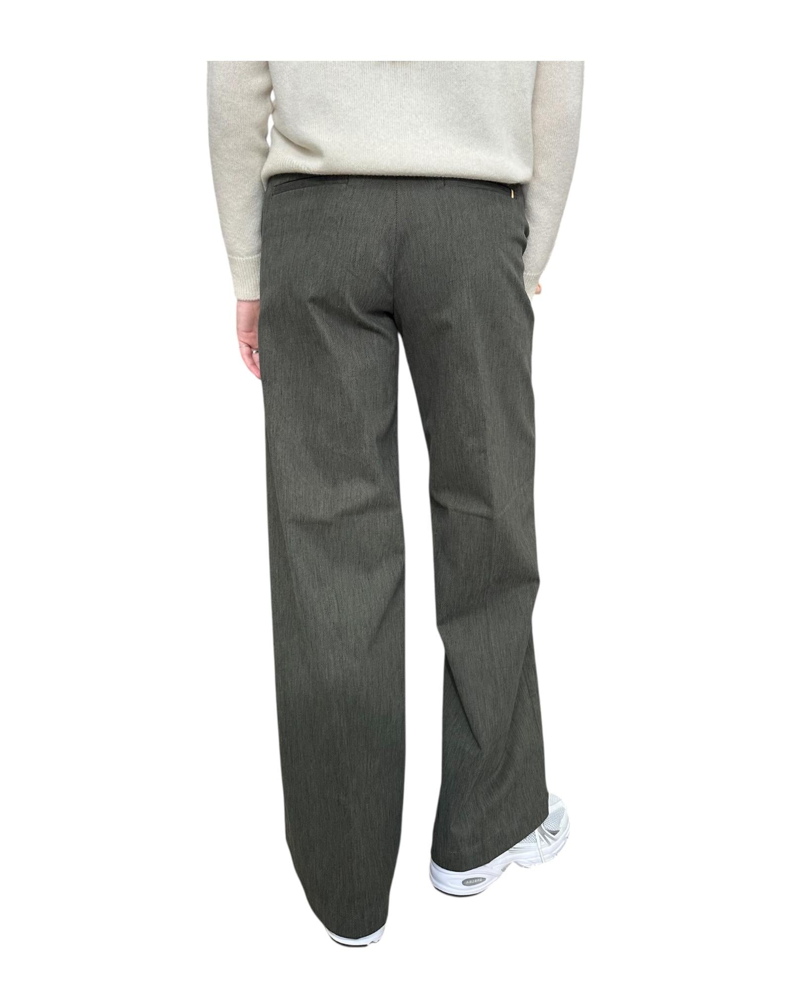 Pantalone Green blackish denim K61364W BB9 K-way 