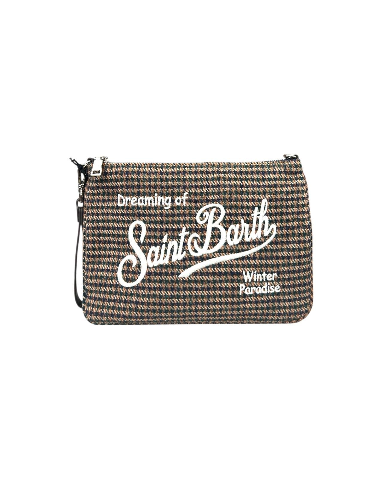 Parisienne in lana Pied de poule Marrone PAR0024 01358I MC2 SAINT BARTH 