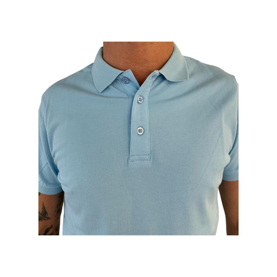 Polo in cotone Celeste POLO COTONE CELESTE RE.VI.VAL 