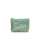 Pochette Aline in spugna verde acqua