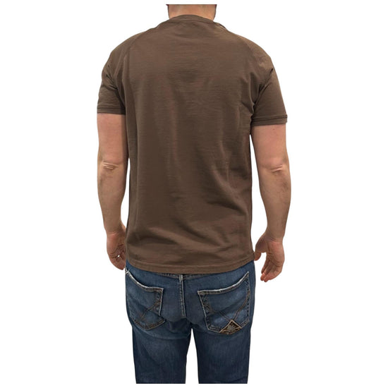 T-shirt Uomo Salem Raglan Piquet Brown 1006 03 BROWN BL'KER 