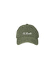 Cappellino Davis in denim verde con ricamo Saint Barth