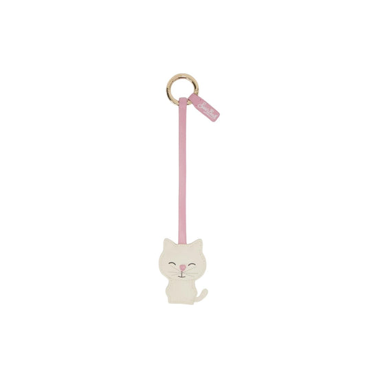 Bag Charm Gatto in pelle Bianca BCHARM01 01511L MC2 SAINT BARTH 