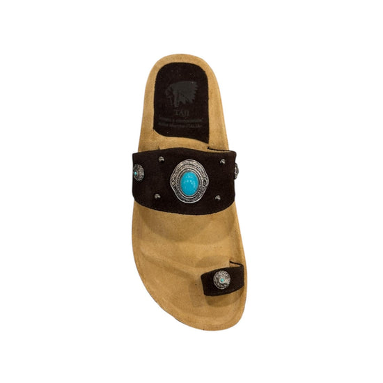 Sandalo Brahma Suede Testa di moro BRAHMA SUEDE TESTA DI MORO TAJI 