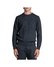Maglione in moulinè Navy