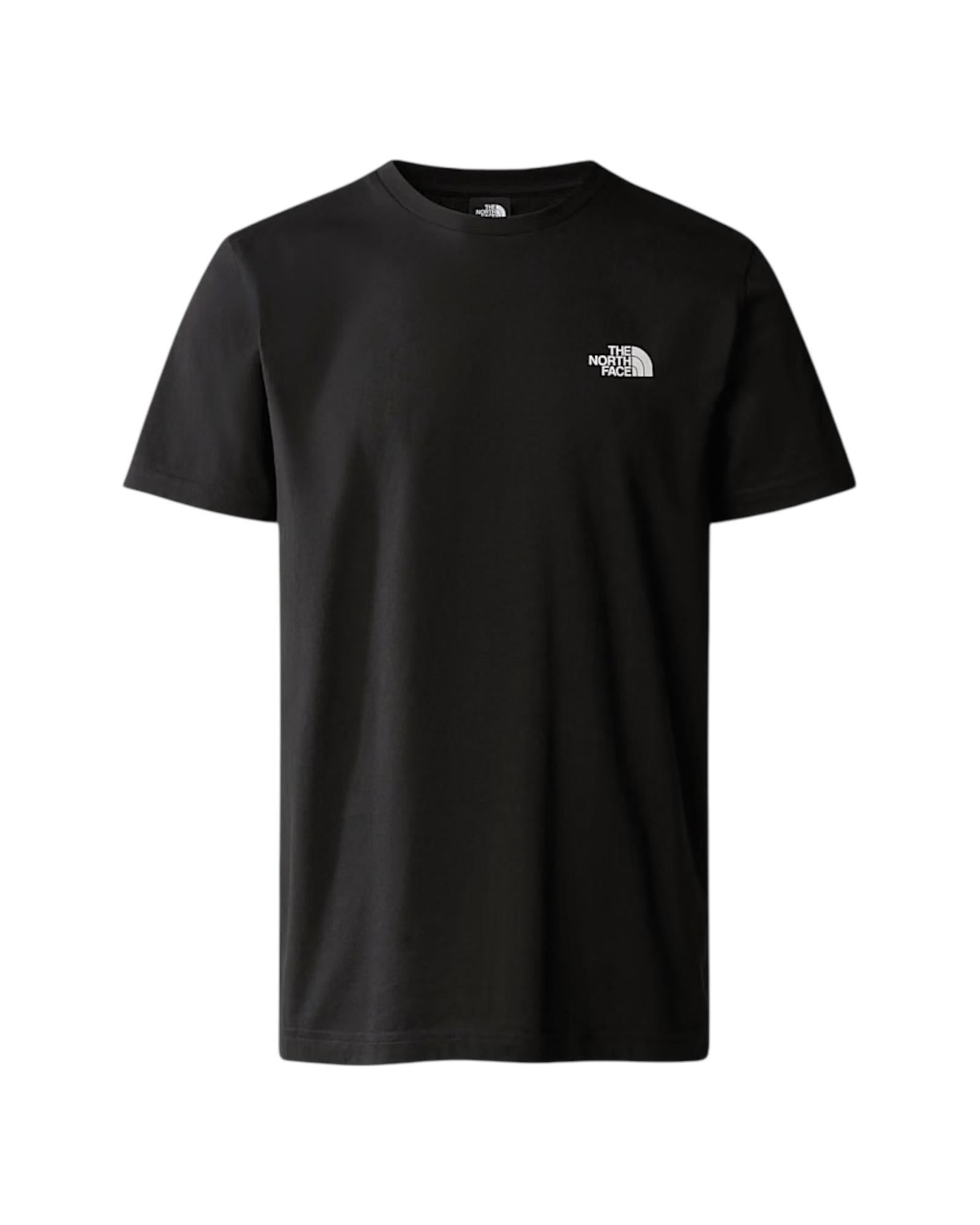 T-shirt Simple Dome Black NF0A87NG BLACK THE NORTH FACE 