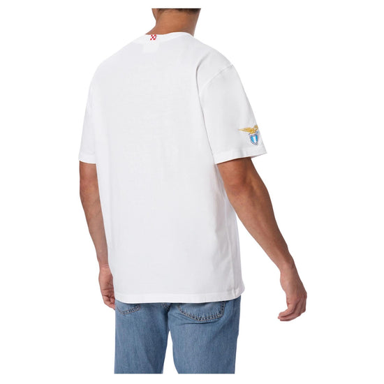 T-Shirt con ricamo Di padre in figlio POT0001 07445L MC2 SAINT BARTH 
