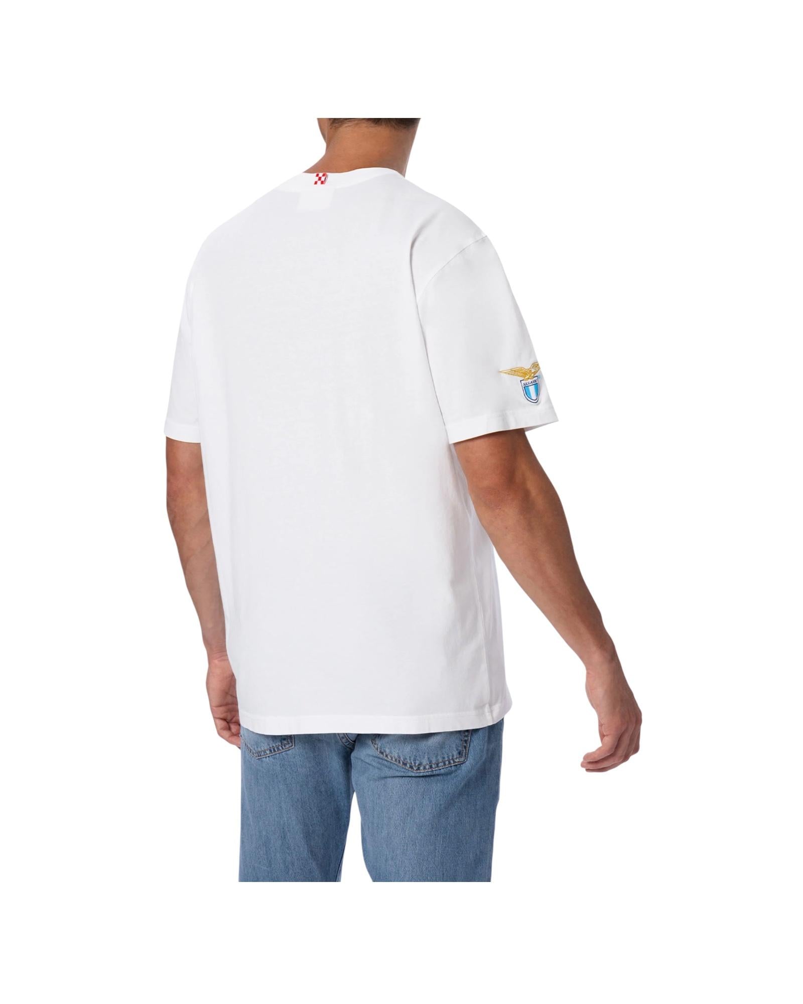 T-Shirt con ricamo Di padre in figlio POT0001 07445L MC2 SAINT BARTH 