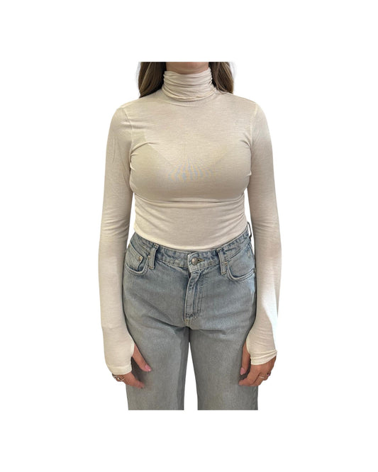 Maglia collo alto e manica lunga Off white ADRIANNA 2 CHS 