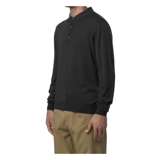 Maglione in lana merino con colletto polo Grey shadow K2131UW 133 K-way 