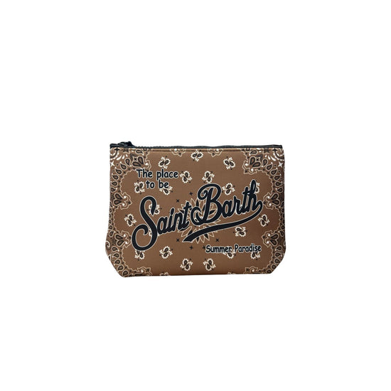 Pochette Aline Bandana marrone ALIN001 07684L MC2 SAINT BARTH 